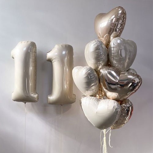 Шары на 11 лет девочке арт. 00124