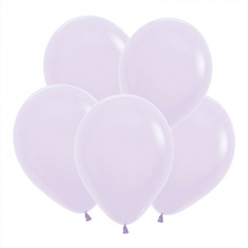 Сиреневый Пастель Матовый Макаронс Lilac 12"/30 см b-112650