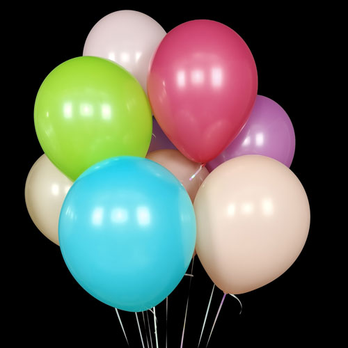 фонтан шаров ассорти яркий